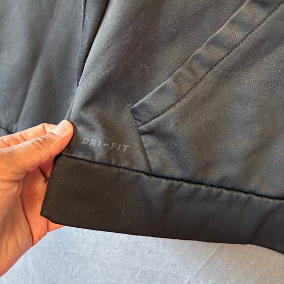 Nike Dri Fit Hoodie Mesh Lined Hood Pullover Embroidered Logo Swoosh Jumper - Picture 7 of 12